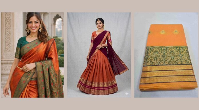 Do You Love Orange Colour? Try These 20 Outstanding Orange Colour Sarees Do You Love Orange Colour? Try These 20 Outstanding Orange Colour Sarees