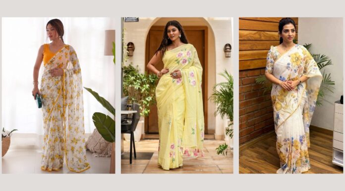 Look More Elegant by Wearing These 12 Printed Sarees Look More Elegant by Wearing These 12 Printed Sarees