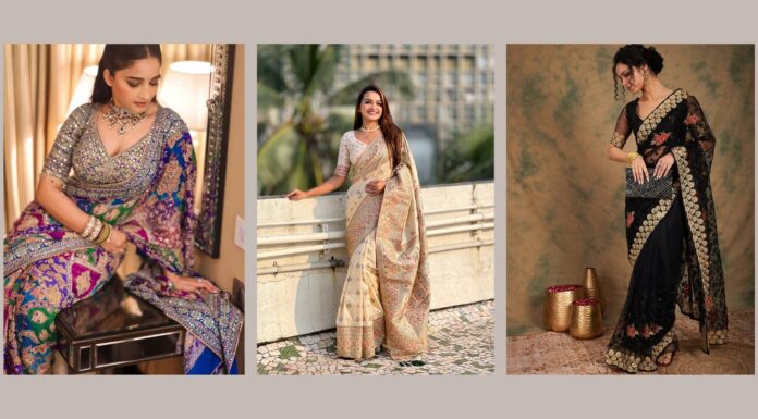 Love To Wear Saree? Then Try These 20 Classy Embroidery Sarees Love To Wear Saree? Then Try These 20 Classy Embroidery Sarees