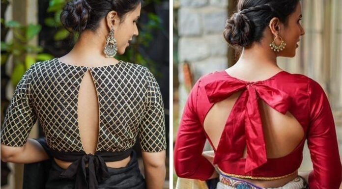 Top 25 Trendy Designer Silk Saree Blouse Designs