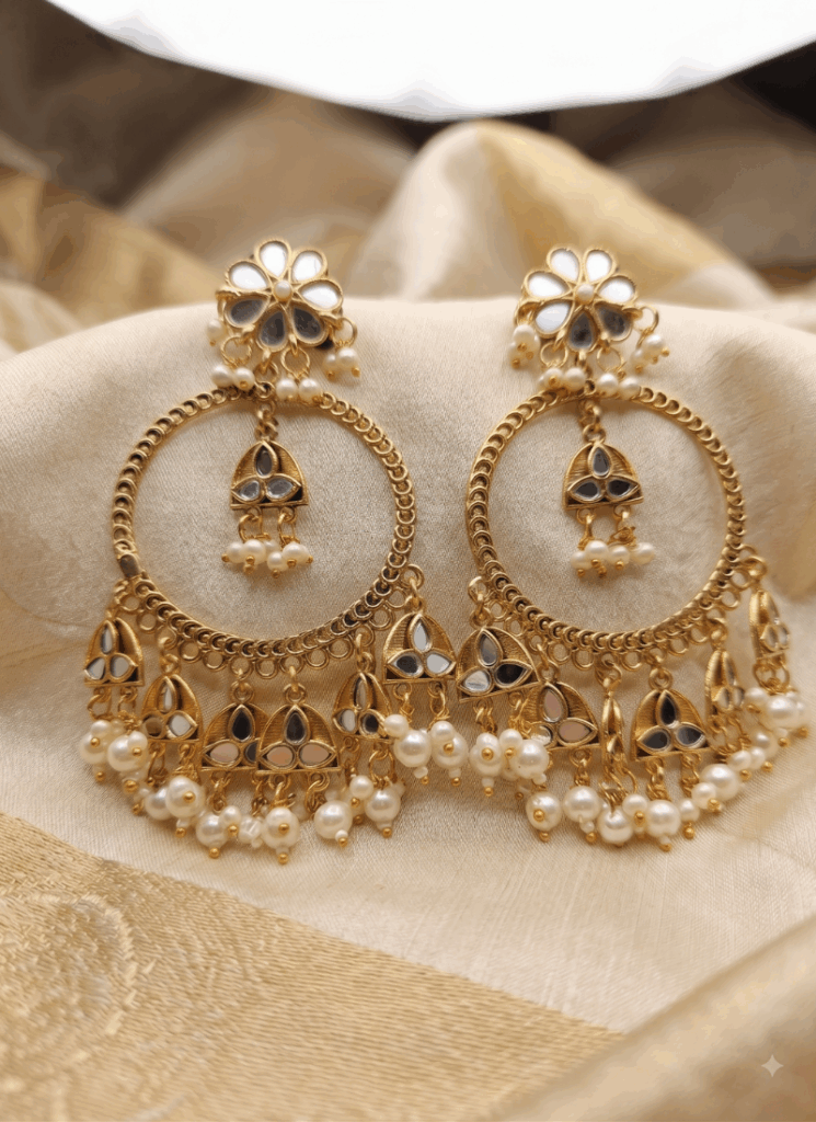 Hoop Jhumka Earrings