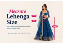 How to Measure Yourself for a Lehenga When Shopping Online How to Measure Yourself for a Lehenga When Shopping Online