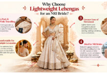 Lightweight Lehengas for NRI Brides on the Go Lightweight Lehengas for NRI Brides on the Go